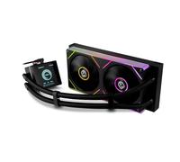 NOX XTREME PRODUCTS Hummer M-240 LCD Black - Raffreddamento a Liquido CPU, Display LCD, Radiatore 360mm, 2 Ventole 120mm PWM, TDP 280W, Compatibile con Intel e AMD, Nero
