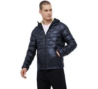 Refrigiwear Blue Nylon Men Jacket with Slim Fit and Feather Padding - XXL