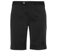 Refrigiwear Elegant Beige Bermuda Shorts with Logo Patch - W33