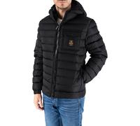 RefrigiWear Piumino Uomo Modello Hunter (IT, Testo, 3XL, Regular, Regular, Nero)