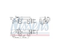 Refroidisseur Radiatore Vanne EGR NISSENS Per Ford Ranger