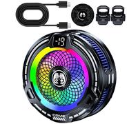 Refroidisseur Téléphone Magnétique 30W - Ventilatore portatile À Vitesse | Réglable Pour Smartphone, Refroidissement Rapide Jeux, Outdoor Vlog Tabl Streaming, Été, Vlog, Utilisation Extérieure