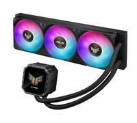 ASUS TUF Gaming LC III 360 ARGB LCD, Dispositivo di Raffreddamento a Liquido All-in-One, Tre Ventole ARGB Preinstallate, Display IPS LCD da 2,8, Tubi da 400 mm, Nero