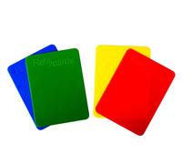 RefStuff RefScards set di cartellini per arbitro| Cartellini rossi e gialli per arbitro Cartellini per ammonizione e licenziamento
