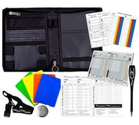 RefStuff Rifsorganizzatore, Portadocumenti per arbitri e Attrezzatura da Partita Unisex, Nero