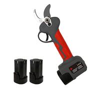 Refue Forbici da Giardino Elettriche Professionali, Cesoie elettriche per potatura a Batteria, Forbici Potatura Elettriche 35 mm, Taglio Max 38mm, 12-15 Ore di Lavoro 2 batterie 4.5Ah