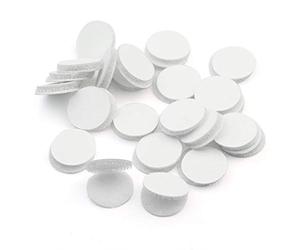 Reg 50 Paia Vendita Calda Magia Durevole Autoadesivo Loop Ganci Moneta Bianco Dot Forma 20mm Nuovo Utile e Pratico Trattamento Intelligente