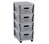 Regał ażurowy Curver 4x11L Infinity grigio 231558