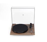 REGA Planar 1 Plus - Giradischi con fase fono integrata e cartuccia MM in carbonio premontata (speciale finitura noce)