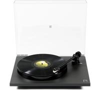 Rega Planar 1 Plus nero opaco - Giradischi vinile, Manuale, Preamplificatore integrato, MM, Trasmissione a cinghia, 33 giri, 45 giri, Celle incluse