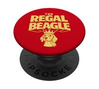 Regal Beagle Vintage Three's Company Distressed Logo PopSockets PopGrip Adesivo