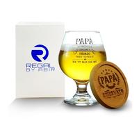 REGAL BY ABIR Father’s Day Gift Collectible Glass Goblet Engraved for the World’s Best Dad