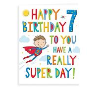 Regal Publishing - Biglietto di auguri per 7 anni, 20,3 x 15,2 cm