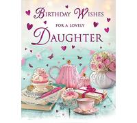 Regal Publishing Biglietto di auguri per compleanno figlia, 20,3 x 15,2 cm, Piccadilly Greetings