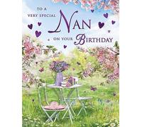 Regal Publishing Biglietto di auguri per nonna con giardino, 20,3 x 15,2 cm