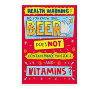 Regal Publishing Divertente biglietto di auguri di compleanno con scritta Birra, 17,8 x 12,7 cm