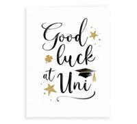 Regal Publishing Biglietto di buona fortuna classico Good luck at Universtiy - 20,3 x 15,2 cm