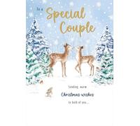 Regal Publishing Biglietto di Natale per una coppia speciale 2 cervi - 23 x 15,2 cm