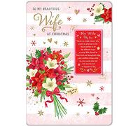 Regal Publishing - Biglietto natalizio per moglie, 9 x 15 cm