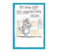 Regal Publishing Divertente biglietto di auguri di compleanno Failing eyetest, 17,8 x 12,7 cm