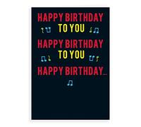 Regal Publishing Divertente biglietto di auguri di compleanno HB to u Hb to u - 17,8 x 12,7 cm