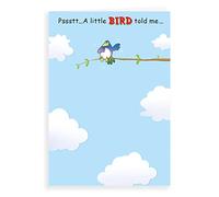 Regal Publishing Divertente biglietto di auguri di compleanno Pssstt Bird - 17,8 x 12,7 cm