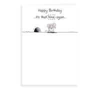 Regal Publishing Divertente biglietto di compleanno con scritta in lingua inglese It's that time again, 17,8 x 12,7 cm