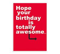 Regal Publishing Divertente biglietto di compleanno umoristico Totally awesome - 17,8 x 12,7 cm