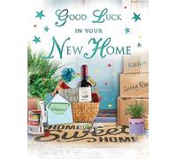 Regal Publishing Good Luck in Your New Home - Cestino per biglietti da visita, 20,3 x 15,2 cm