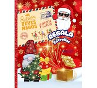Regala Estrellas. Cartas para escribir a Reyes Magos y Papá Noel. ¡Certificados de propiedad de Estrellas! Libro de Actividades de Navidad: Libro en color de Actividades Navideñas