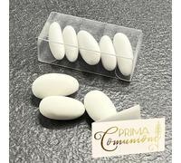 Regalami.Shop 20 Blister con Confetti + 20 bigliettini a Tema per bomboniere Prima Comunione Confetti alla Mandorla di Prima qualità (Prima Comunione, 20)