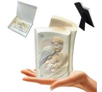 Regalami.Shop bomboniera o Regalo per Comunione, Cresima, Battesimo, Completa di Elegante Scatola da Regalo (Avorio 02)