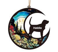 Regali commemorativi personalizzati per cani, ornamento commemorativo personalizzato con il nome del cane, regalo di solidarietà per la perdita di animali domestici per gli amanti dei cani