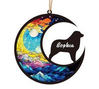 Regali commemorativi personalizzati per cani, ornamento commemorativo personalizzato con il nome del cane, regalo di solidarietà per la perdita di animali domestici per gli amanti dei cani
