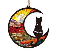 Regali commemorativi personalizzati per gatti, Ornamento commemorativo personalizzato con il nome del gatto, Regalo di solidarietà per la perdita di animali domestici per gli amanti dei gatti