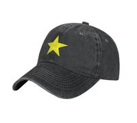 Regali compleannoStar Logo-Divertente Animazione Denim Berretto da Baseball KPOP Cappello Trucker Regolabile Uomini alla Moda Casual Cappellini da Baseball