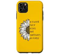 Regali con citazione ispiratrice di Daisy in a World Full of Roses Custodia per iPhone 11 Pro Max