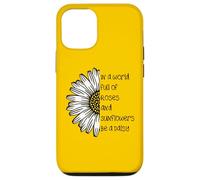 Regali con citazione ispiratrice di Daisy in a World Full of Roses Custodia per iPhone 12/12 Pro