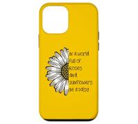 Regali con citazione ispiratrice di Daisy in a World Full of Roses Custodia per iPhone 12 mini