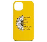 Regali con citazione ispiratrice di Daisy in a World Full of Roses Custodia per iPhone 13