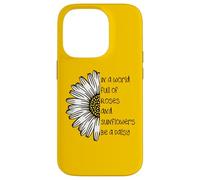 Regali con citazione ispiratrice di Daisy in a World Full of Roses Custodia per iPhone 14 Pro