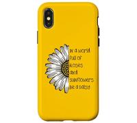 Regali con citazione ispiratrice di Daisy in a World Full of Roses Custodia per iPhone X/XS