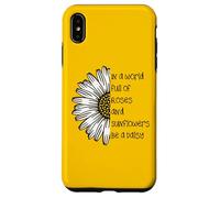 Regali con citazione ispiratrice di Daisy in a World Full of Roses Custodia per iPhone XS Max