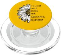 Regali con citazione ispiratrice di Daisy in a World Full of Roses PopSockets PopGrip per MagSafe