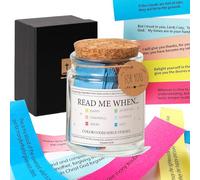 Regali cristiani per donna, versi della Bibbia in un barattolo, barattolo con versi della Bibbia Read Me When per emozioni e sentimenti, regali cristiani regalo di Pasqua