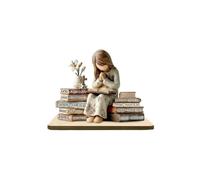 Regali cristiani per le donne, versetto della Bibbia Decorazione da scrivania Dio dice che sono religioso, Hom per ufficio placca regalo ispiratore souvenir I mom desk cattolic - preghiera ragazze