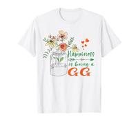 Regali da donna Happiness is Being a GG Cute Florals Maglietta