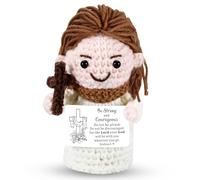 Regali di battesimo per ragazzi ragazze Positivo Gesù Bambola all'uncinetto Gesù Cristiano Regali per Donne Uomini Cestino di Pasqua Stuffers per Bambini Adulti Regalo per Prima Comunione per Ragazze