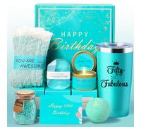 Regali di compleanno 50 per lei, sorella, figlia, mamma, moglie, amiche, cesti da bagno per donna