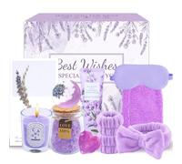 Regali di compleanno per donne, regali di compleanno per lei Get Well Soon cesti regalo relax spa bagno set regalo di Natale Coccole cesto regalo di Natale per donne, migliore amica, sorella, mamma